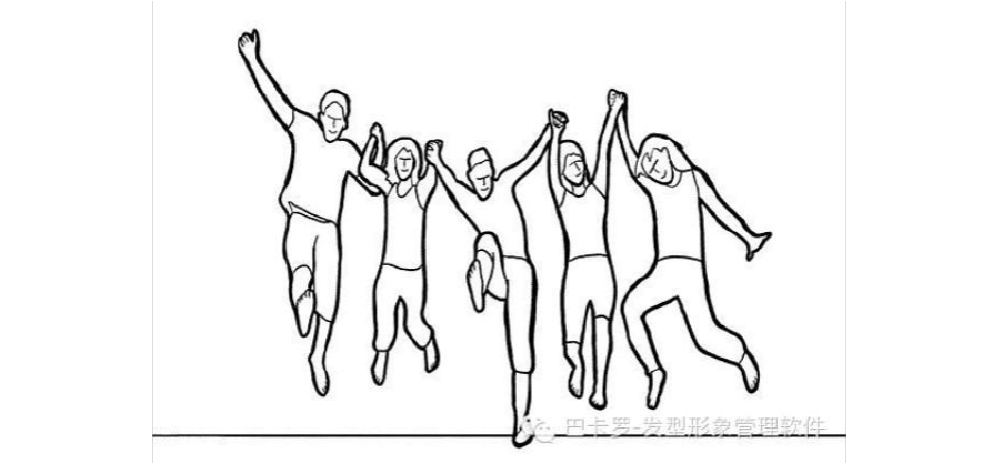 自拍照相馆集体照姿势大全