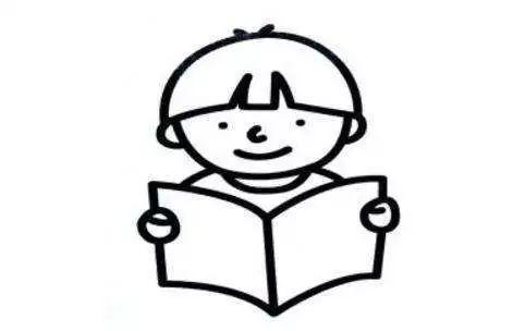 关于课外阅读的简笔画 简笔画图片大全-蒲城教育文学网