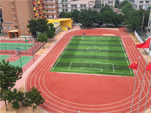 塑胶跑道材料每平米报价 学校操场跑道工程施工 塑胶跑道厂家