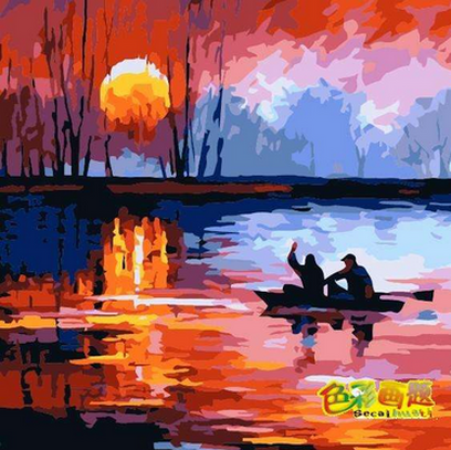 色彩画题数字油画