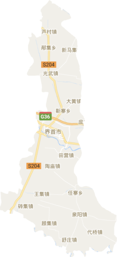 界首市电子地图高清版大图