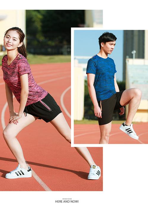 运动服/休闲服装 运动套装 运动衣服男套装跑步夏季休闲两件套薄款女