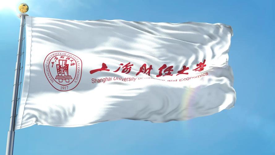 上海财经大学学校会徽旗帜logo旗帜飘扬