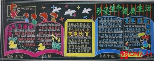 小学生安全教育黑板报内容图片