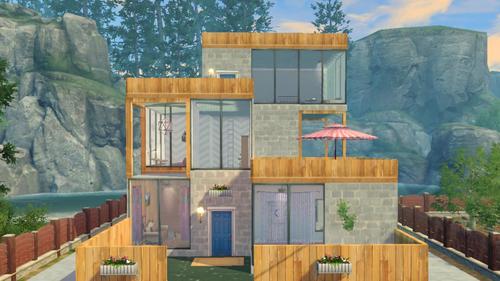 明日之后:简约风别墅《blocks》,现代建筑