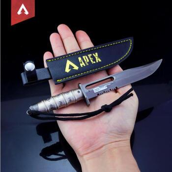 apex游戏周边侵蚀恶灵传家宝猎犬渡鸦之咬手斧皮套金属刀模型玩具 16