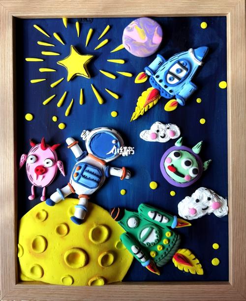 澳洲珀斯首家必打卡手作馆太空粘土画教程77_粘土_手工制作_澳洲