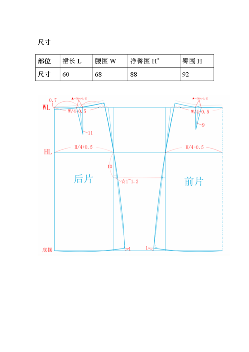 富怡服装cad的绘制——a字裙画法技巧.doc