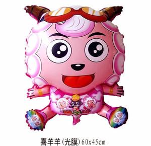 热销飘空气球卡通儿童玩具升空喜羊羊美羊羊氦气球