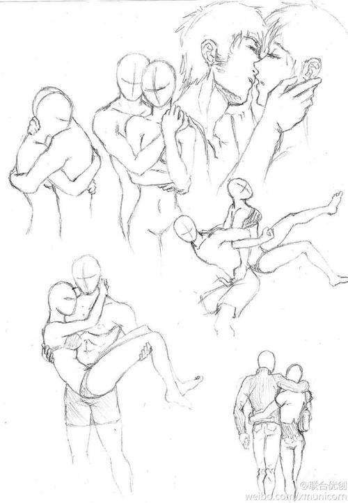 优动漫好料推荐#【情侣pose集】pose集大家看过很多