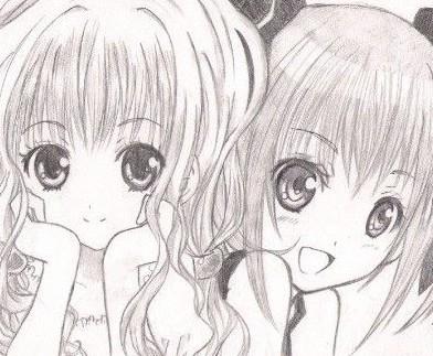 好看的动漫人物铅笔画女生