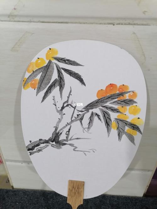 国画扇子_国画_扇子_临摹_文化_绘画