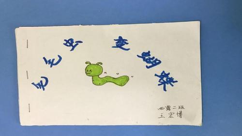 儿童创意绘本范例-《毛毛虫变蝴蝶》