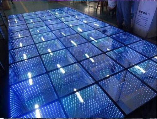 婚礼装饰 50 * 50厘米全彩照明 led 3d 舞台地板