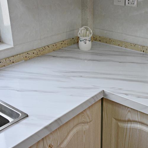 5米装厨房防油贴纸柜灶台用仿大理石纹防水加厚自粘耐高温翻新台面