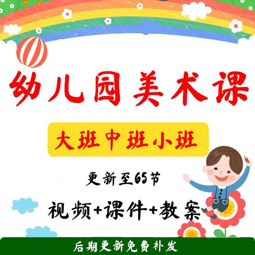 幼儿园美术优质公开课程大班中班小班艺术领域学前教育