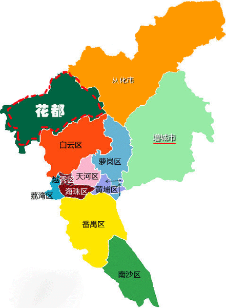 就拿广州现在的文旅大城花都来说,吃,喝,玩,乐,区域发展趋势,一点也不