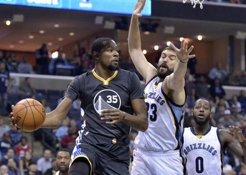 勇士失常意外客场惨败 三巨头仅46分难挡灰熊