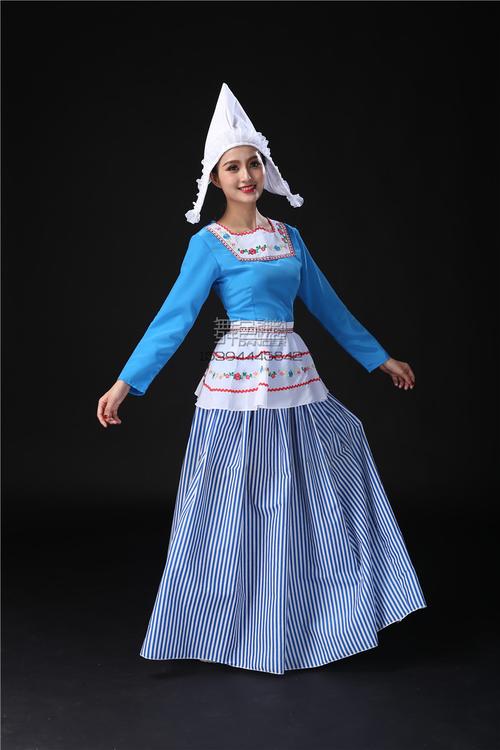 新款国外服装运动会走秀服装荷兰传统服装舞蹈服装定做吴佩慈同款