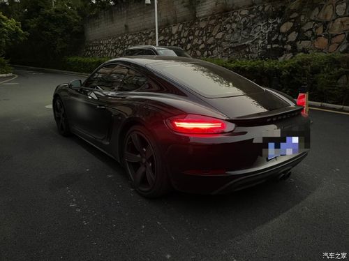 【图】[深圳]出一台个人cayman t ,黑玉色_保时捷718