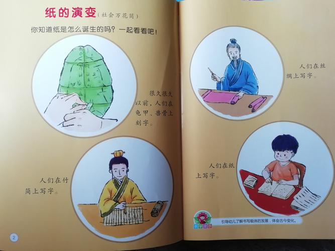 《纸的演变》 活动目标:引导幼儿了解书写载体的发展,体会古今变化.