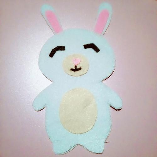 小兔不织布手偶