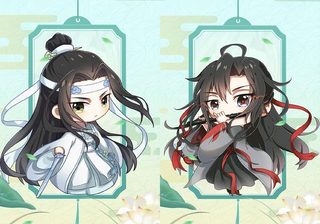 《魔道祖师》动画q版海报,萌萌的忘羡很可爱,番外何时