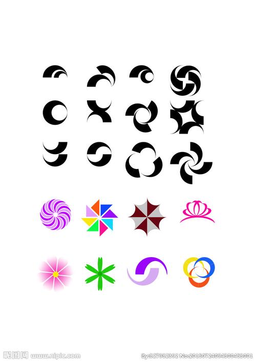 简单创意矢量图案设计图片