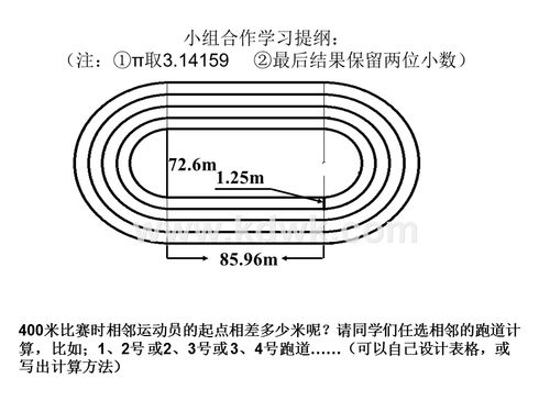 人教版小学六年级数学上册★确定起跑线(2).ppt