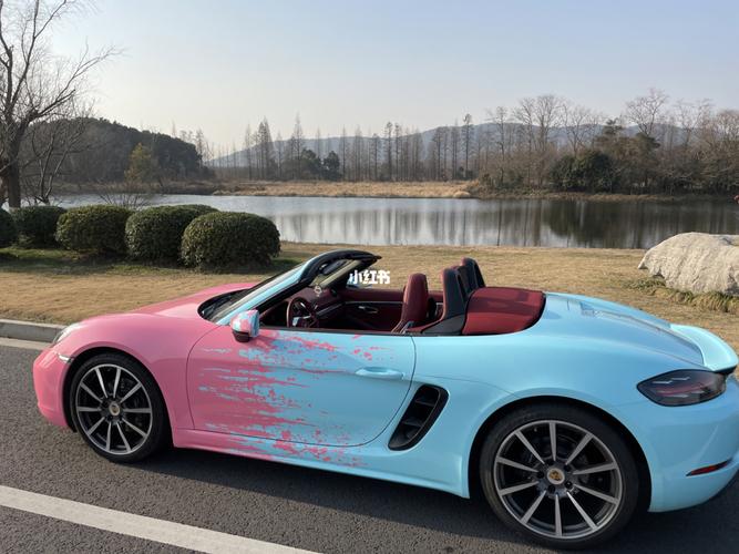 718渐变色贴膜_保时捷怎么样_保时捷718_汽车_汽车装饰