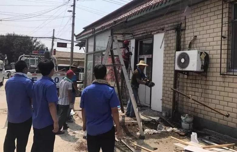 王稳庄镇对未搬迁村"五乱"现象进行综合治理