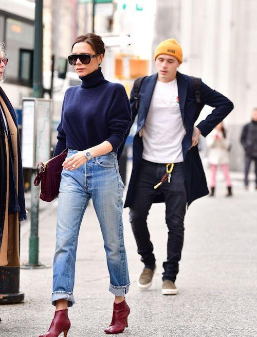 贝嫂太厉害了,身高虽只有163,却总穿出一米八大长腿的