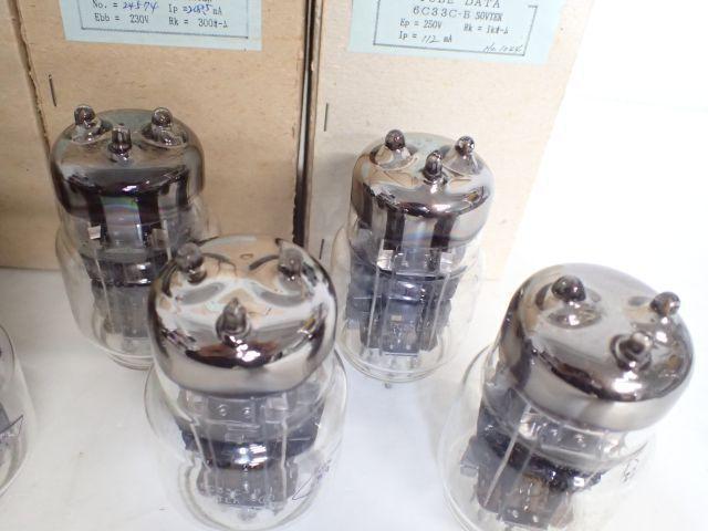 【希少】sovtec ソブテック 真空管 6c33c-b 8本セット 箱付き ★ 5a