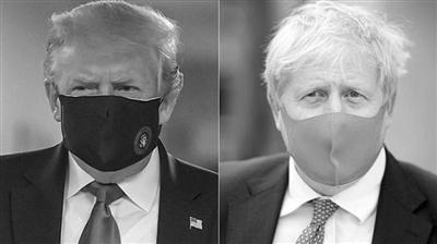 口罩防疫态度发生反转 过去几天,美国总统唐纳德·特朗普和英国首相