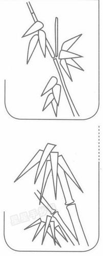好看竹子简笔画