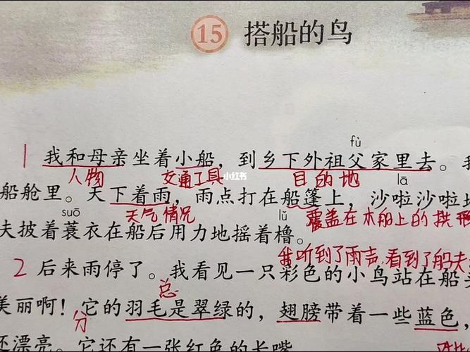 三年级上册15课《搭船的鸟》课文讲解_语文_三年级语文_教育_小学教育