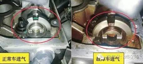 找到凸轮轴进排气位置传感器,测量1号,3号针脚的参考电压5v,信号电压