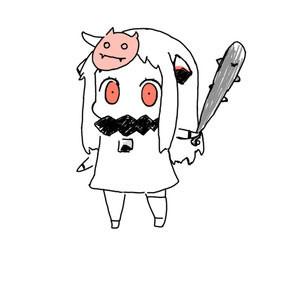 北方栖姬手持狼牙棒-发表情