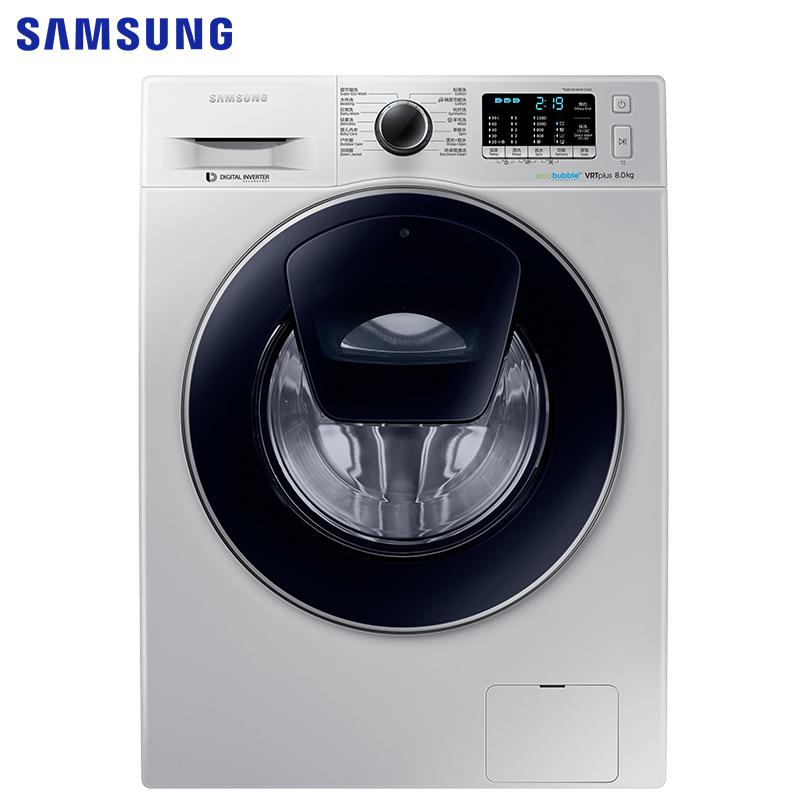 三星samsung10公斤滚筒洗衣机全自动蒸汽除菌泡泡净洗8公斤纤薄洗衣机