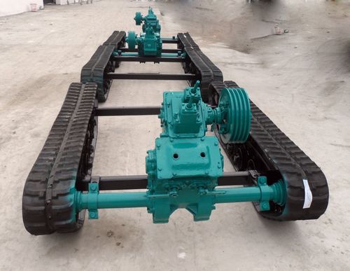 现货供应多用途高性能收割机底盘 履带底盘 履带运输车底盘