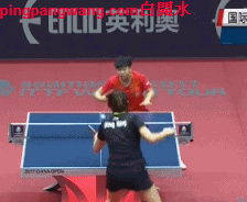 看动图学习国乒小将孙颖莎正反手衔接技术