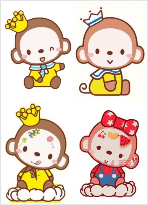 小猴子卡通