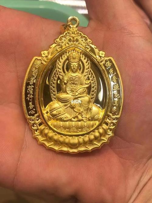 普贤菩萨吊坠30克左右_吊坠_水贝攻略_黄金_时尚_配饰