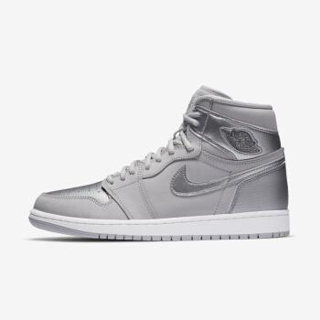yysports nike air jordan 1 aj1灰银日本限定男子运动篮球鞋dc1788