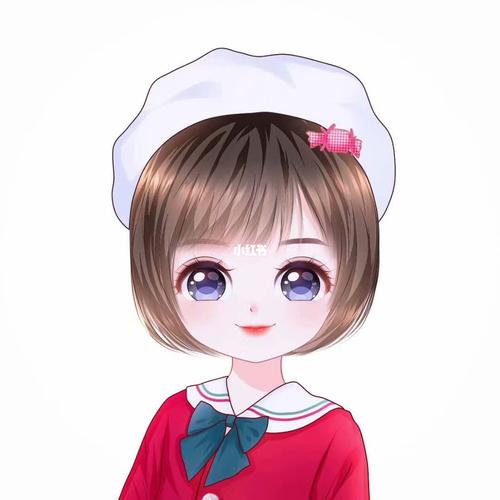 蓝色大眼睛 女生卡通人物_卡通_大眼睛_漫画_手绘_绘画_寻找小红书