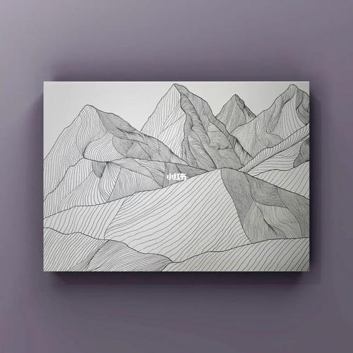 线描|山_线描_文化_绘画