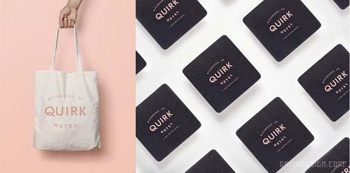 quirk 酒店品牌形象设计 酒店设计 海报设计 品牌形象