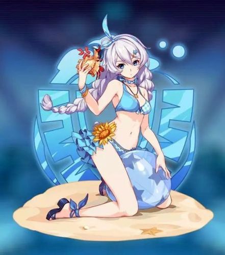 琪亚娜泳装高清原图