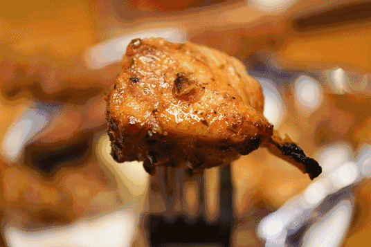 烤鸡外酥里嫩