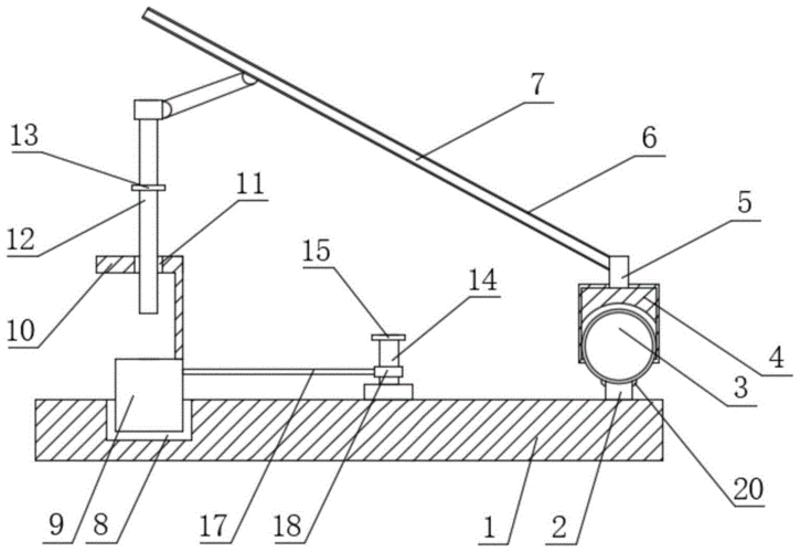 一种光伏发电板安装结构的制作方法